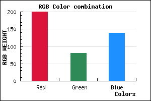 rgb background color #C8508B mixer