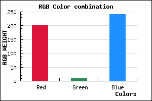 rgb background color #C809F1 mixer