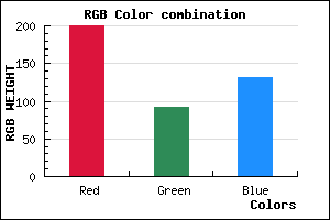 rgb background color #C85C84 mixer