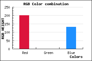 rgb background color #C90084 mixer