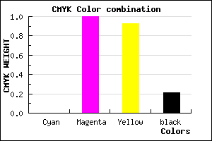 #C9000F color CMYK mixer