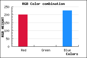 rgb background color #C900E2 mixer