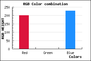 rgb background color #C900E5 mixer
