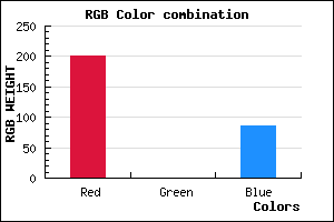 rgb background color #C90056 mixer