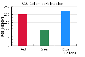 rgb background color #C964DE mixer