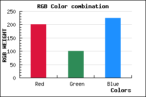 rgb background color #C964E1 mixer