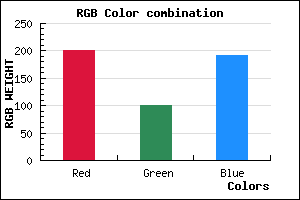 rgb background color #C965BF mixer