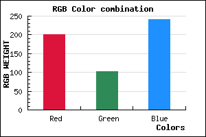 rgb background color #C967F0 mixer