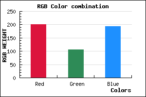 rgb background color #C969C1 mixer