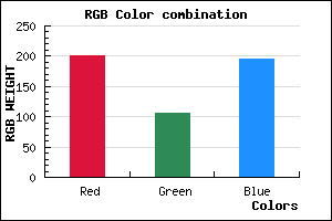 rgb background color #C969C3 mixer