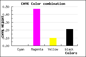 #C96AB4 color CMYK mixer