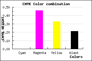 #C96C87 color CMYK mixer
