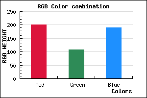 rgb background color #C96CBE mixer