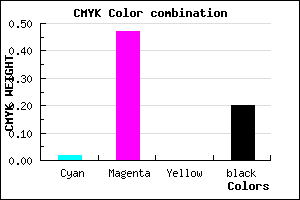 #C96CCD color CMYK mixer