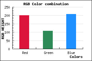rgb background color #C96CD0 mixer
