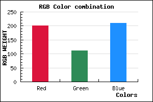 rgb background color #C96FD2 mixer