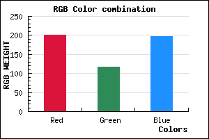 rgb background color #C975C5 mixer