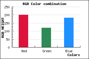 rgb background color #C978B6 mixer