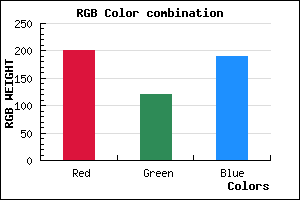 rgb background color #C979BE mixer