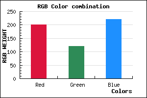rgb background color #C979DD mixer