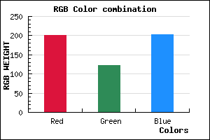 rgb background color #C97BCB mixer