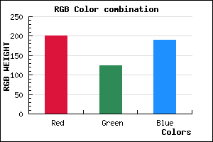 rgb background color #C97CBE mixer