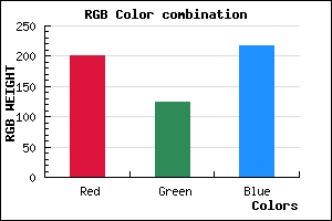 rgb background color #C97CDA mixer