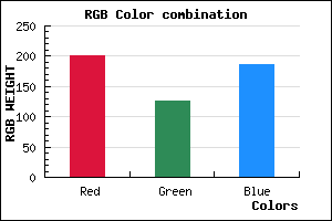 rgb background color #C97EBB mixer