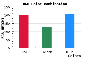 rgb background color #C97ECE mixer
