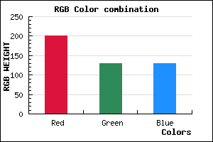 rgb background color #C98181 mixer