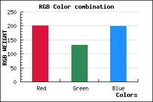 rgb background color #C983C6 mixer