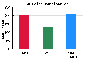 rgb background color #C985CF mixer
