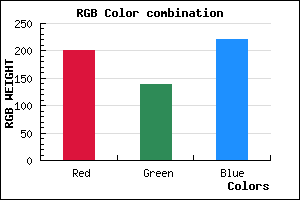 rgb background color #C98ADC mixer