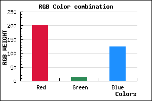 rgb background color #C90F7D mixer