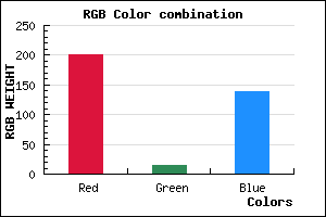 rgb background color #C90F8B mixer