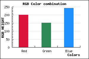 rgb background color #C997F3 mixer