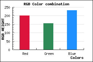 rgb background color #C99BE8 mixer