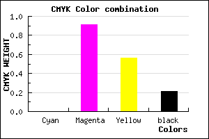 #C91258 color CMYK mixer
