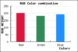 rgb background color #C9B4BF mixer
