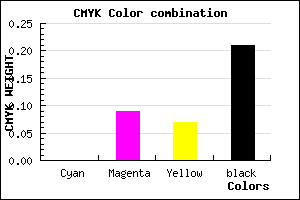 #C9B7BB color CMYK mixer