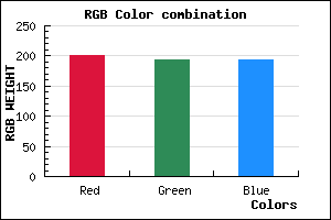 rgb background color #C9C2C2 mixer