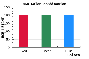 rgb background color #C9C6C6 mixer