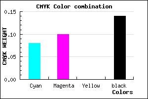 #C9C6DB color CMYK mixer