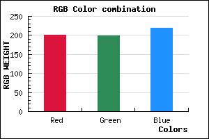 rgb background color #C9C6DB mixer