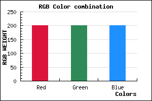 rgb background color #C9C8C8 mixer