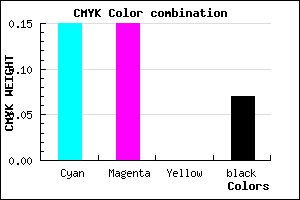 #C9C8EC color CMYK mixer
