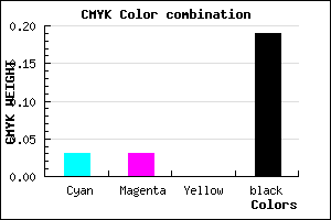 #C9C9CF color CMYK mixer