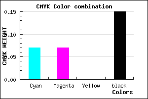 #C9C9D9 color CMYK mixer