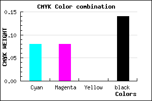 #C9C9DB color CMYK mixer