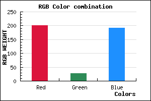 rgb background color #C91BBF mixer